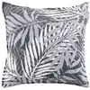 Image de Housse De Coussin À Motifs "hazel" 45x45cm Gris
