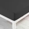 Image de Drap Housse Jersy 160x200cm Anthracite
