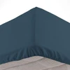 Image de Drap Housse "jersy" 160x200cm Bleu Nuit