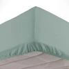 Image de Drap Housse En Coton "linette" 140x190cm Sauge