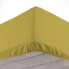 Image de Drap Housse En Coton "linette" 160x200cm Jaune