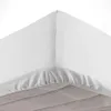 Image de Drap Housse en Coton Biolina 140x190cm Blanc