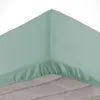 Image de Drap Housse en Coton Biolina 140x190cm Sauge