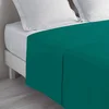 Image de Drap Plat En Coton "biolina" 240x300cm Émeraude