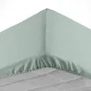 Image de Drap housse - DOUCEUR DINTERIEUR - 140x190 cm - 100% coton - Bonnet 30 cm - Vert sauge