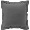 Image de Taie D'oreiller "percaline" 63x63cm Gris Acier