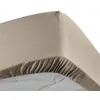 Image de Drap housse - DOUCEUR DINTÉRIEUR - 90x190 cm - Percale 100% coton - Bonnet 30 cm - Sable
