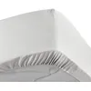 Image de Drap housse - DOUCEUR DINTERIEUR - 140x190 cm - Percale 100% coton - Bonnet 30 cm - Blanc