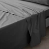 Image de Drap Plat "percaline" 240x300cm Gris Acier