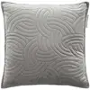 Image de Housse De Coussin Velours Uni "solange" 40x40cm Gris