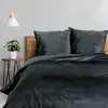 Image de Parure De Lit 3 Pièces "velina" 240x220cm Anthracite