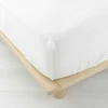 Image de Drap Housse En Gaze De Coton "angelia" 140x190cm Blanc