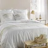 Image de Housse de Couette 240 x 220 cm   Coton 57 Fils + 2 Taies d’Oreiller   Margaux