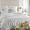 Image de Housse de couette 260 x 240 cm coton 57 fils + 2 taies margaux 1644837