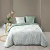 Image de Housse de couette réversible 240 x 220 cm - Coton 57 fils Cassia Sauge