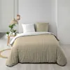 Image de Housse de couette réversible CADRIA 200 x 200 cm + 2 taies 63 x 63   100% coton 57 fils