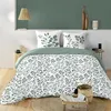 Image de Housse de couette MAIWEN Sauge 240 x 220 cm 100% coton 57 fils + 2 taies