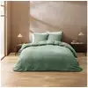 Image de Parure de lit 3 pièces clara 260x240cm vert cèdre Douceur d'Intérieur