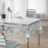Image de Nappe Cristal "feuille" 140x240cm Transparent