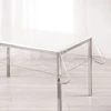 Image de Nappe Cristal "garden" 140x240cm Transparent & Taupe