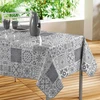 Image de Nappe Toile Cirée "persane" 140x240cm Gris