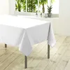 Image de Nappe rectangulaire unie en 250 cm ESSENTIEL blanc