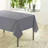 Image de Nappe rectangulaire unie en 250 cm ESSENTIEL gris