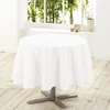 Image de Nappe Ronde Antitache "essentiel" 180cm Blanc