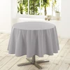 Image de Nappe Ronde Antitache "essentiel" 180cm Gris
