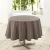 Image de Nappe Ronde Antitache "essentiel" 180cm Taupe