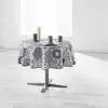 Image de Nappe Ronde Antitache "persane" 180cm Gris