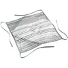 Image de Galette De Chaise "analea" 36x36cm Noir & Blanc
