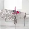 Image de Nappe Rectangulaire "rose Des Vents" 140x300cm Taupe