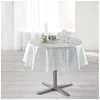 Image de Nappe Ronde Imprimée "shantung" 180cm Blanc