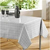 Image de Nappe Toile Cirée "abaca" 140x240cm Gris