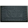 Image de Tapis D'entrée "feuilles" 45x75cm Gris