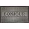 Image de Tapis D'entrée "bonjour" 45x75cm Gris