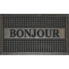 Image de Tapis D'entrée "bonjour" 45x75cm Noir