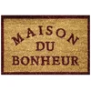 Image de Paillasson En Coco "maison Bonheur" 40x60cm Naturel