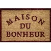 Image de Paillasson - LA MAISON DU BONHEUR - 40 cm x 60 cm - 65% coco - 35% PVC - Rectangulaire