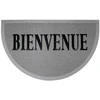 Image de Tapis D'entrée Demi-lune "maison" 45x75cm Gris & Noir