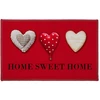 Image de Tapis Déco "home Passion" 50x80cm Rouge