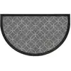 Image de Tapis D'entrée Demi-lune "emilio" 45x75cm Gris