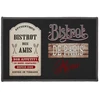 Image de Tapis Rectangle "bistrot Des Amis" 40x60cm Noir