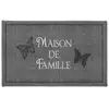 Image de Tapis Rectangle "familia" 50x80cm Gris