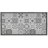 Image de Tapis deco rectangle 57 x 115 cm imprime persane Gris