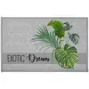 Image de Tapis Déco Rectangulaire "exographic" 50x80cm Gris