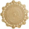 Image de Tapis Déco Rond En Jute "cordou" 120cm Naturel