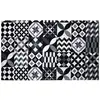Image de Tapis Relief Imprimé "calypso" 45x75cm Noir