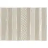 Image de Tapis Déco "blanca" 120x170cm Naturel & Blanc